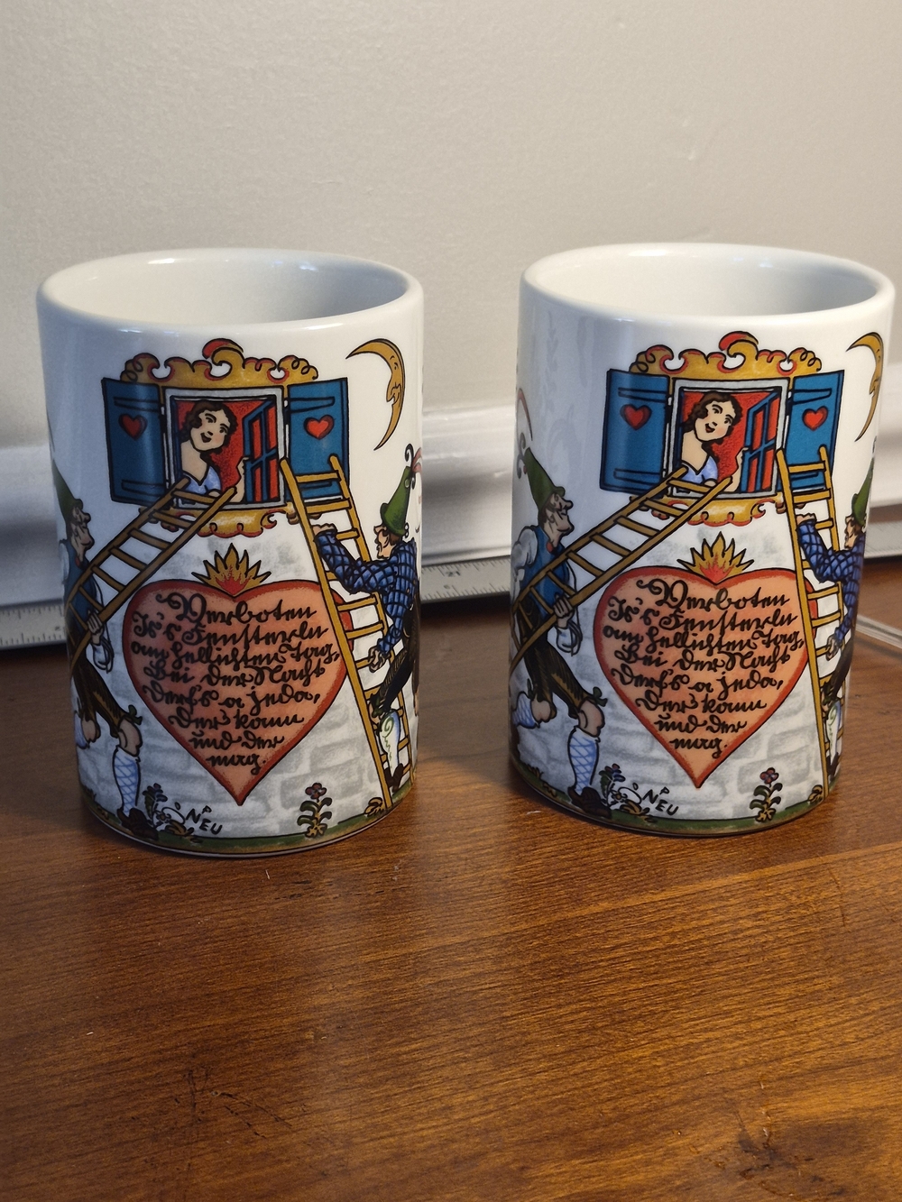 Vintage Rare West Germany Stein Mugs 16oz